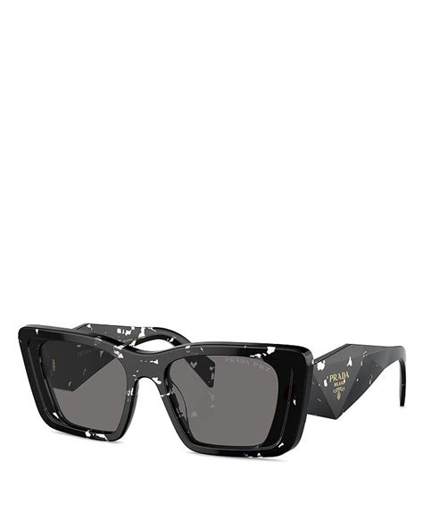 butterfly sunglasses prada|Prada 51mm rectangular sunglasses.